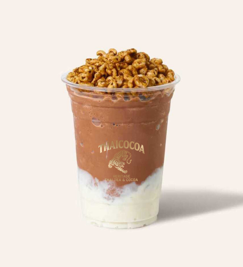 Cloudy cocoa popcorn